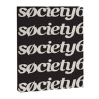 Society6 Logo Repeat Canvas Print Gallery Image 6