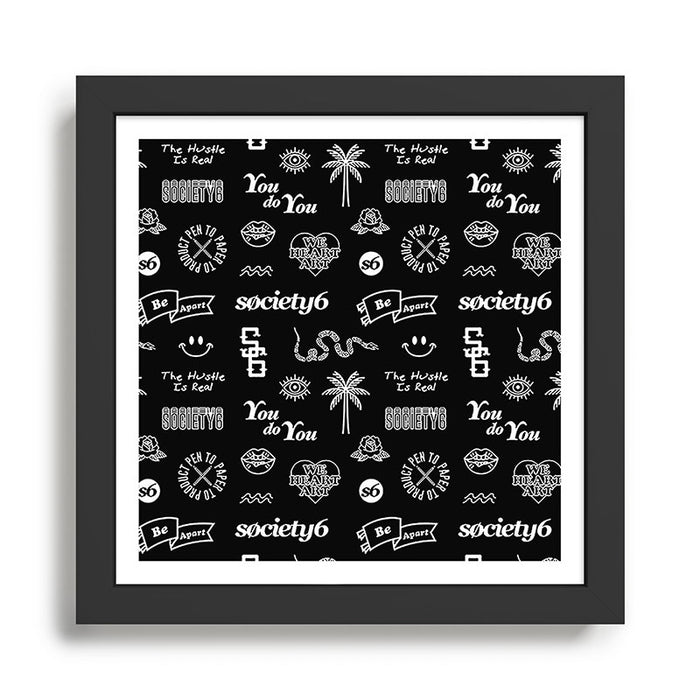 Society6 Pattern Framed Art Print Gallery Image 1