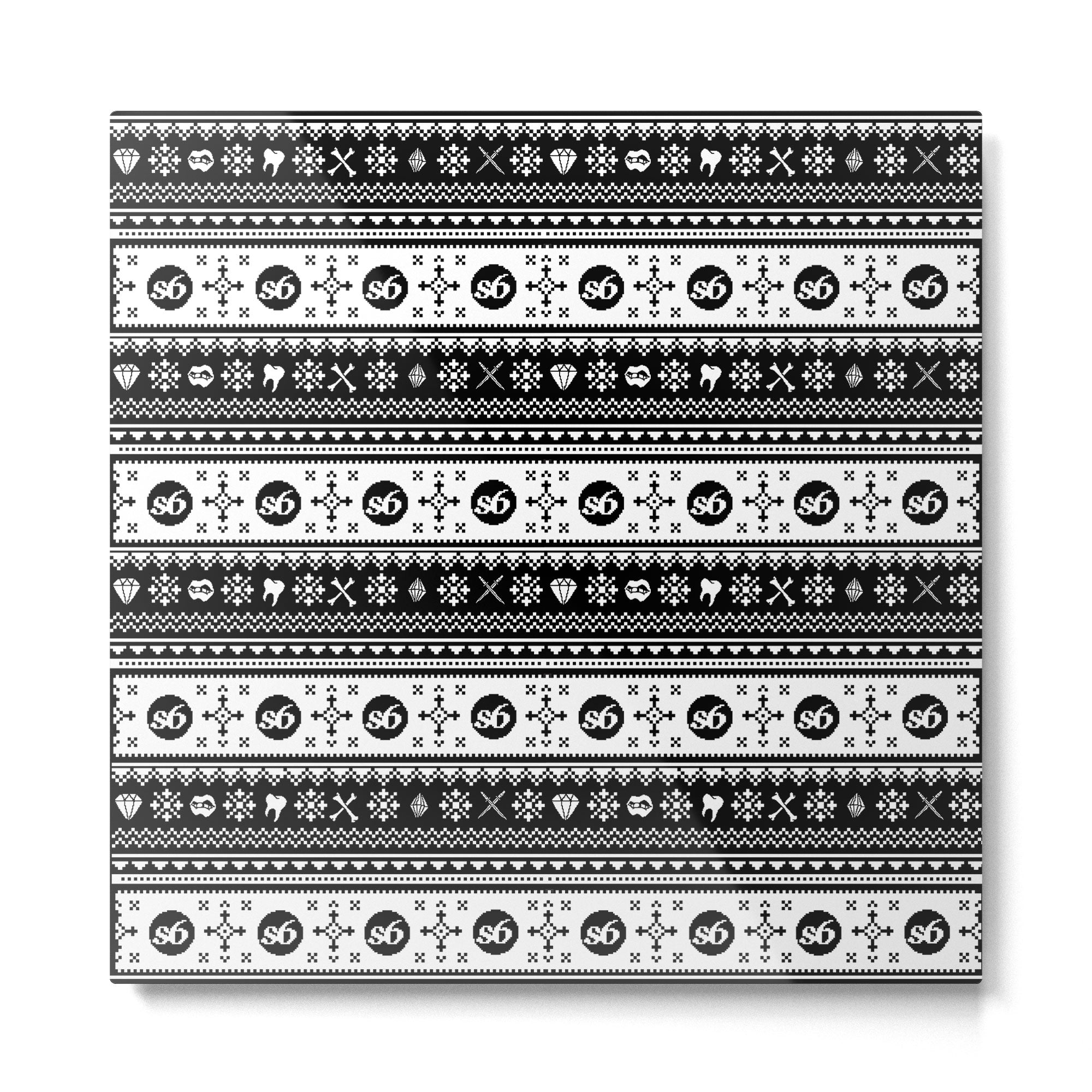 Ugly Sweater Society6 Metal Print Gallery Image 2