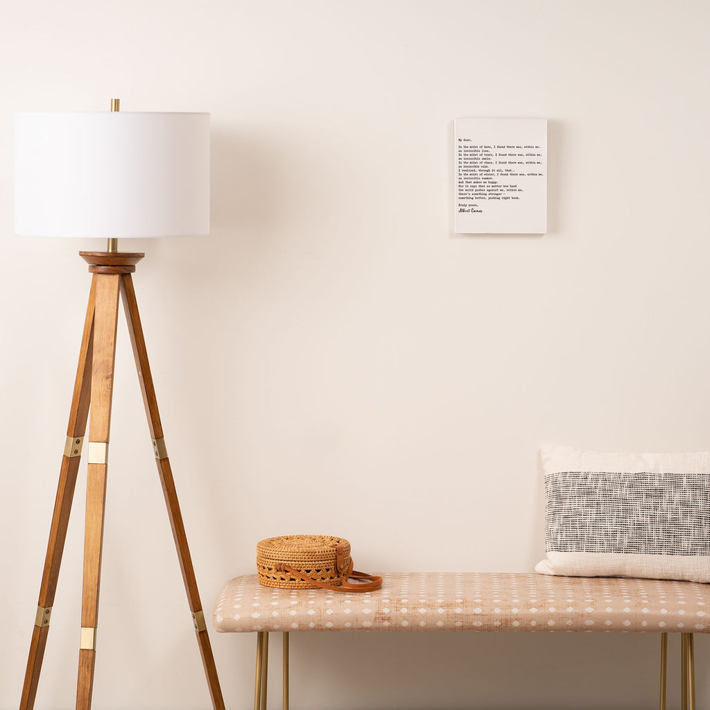 Albert Camus Quote - My Dear in the midst of hate I found Canvas Print Gallery Image 2