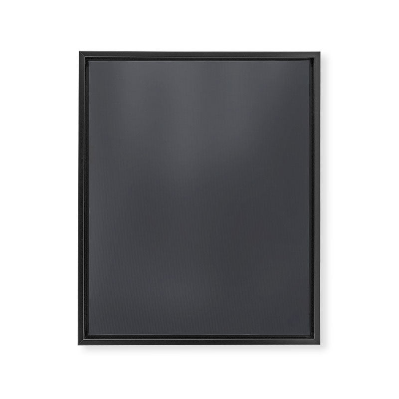 Charcoal Grey Framed Canvas Print Gallery Image 8