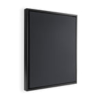 Charcoal Grey Framed Canvas Print Gallery Image 2