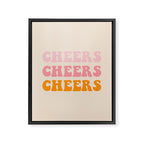 cheers cheers cheers Framed Canvas Print Gallery Image 8