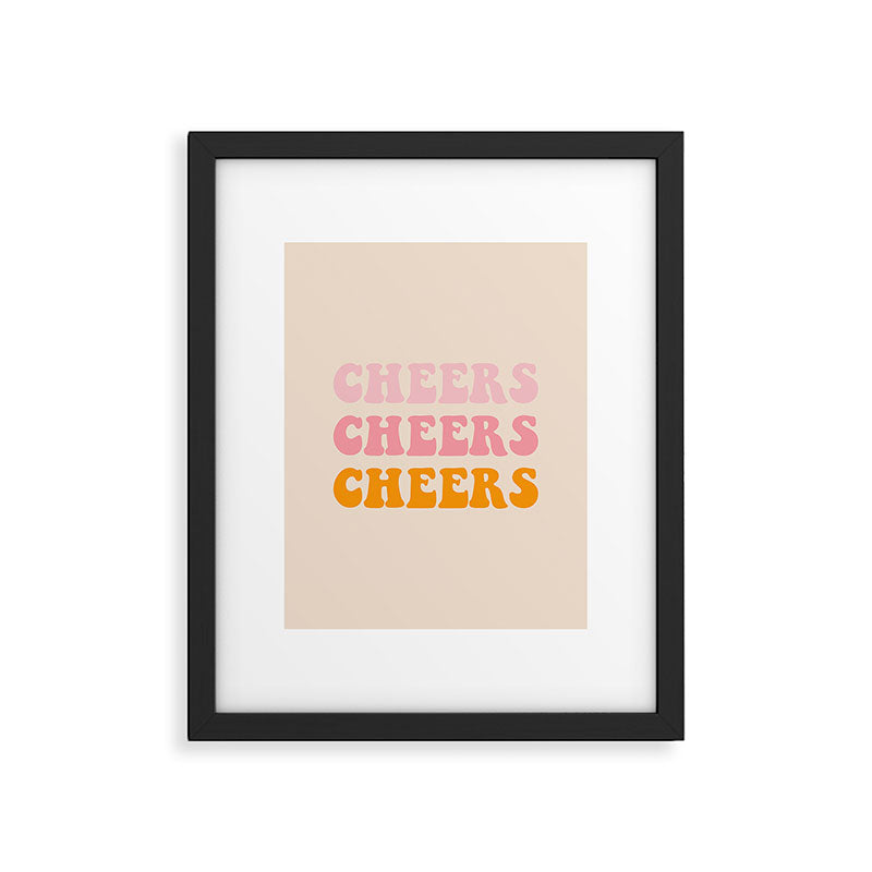 cheers cheers cheers Framed Art Print Gallery Image 6