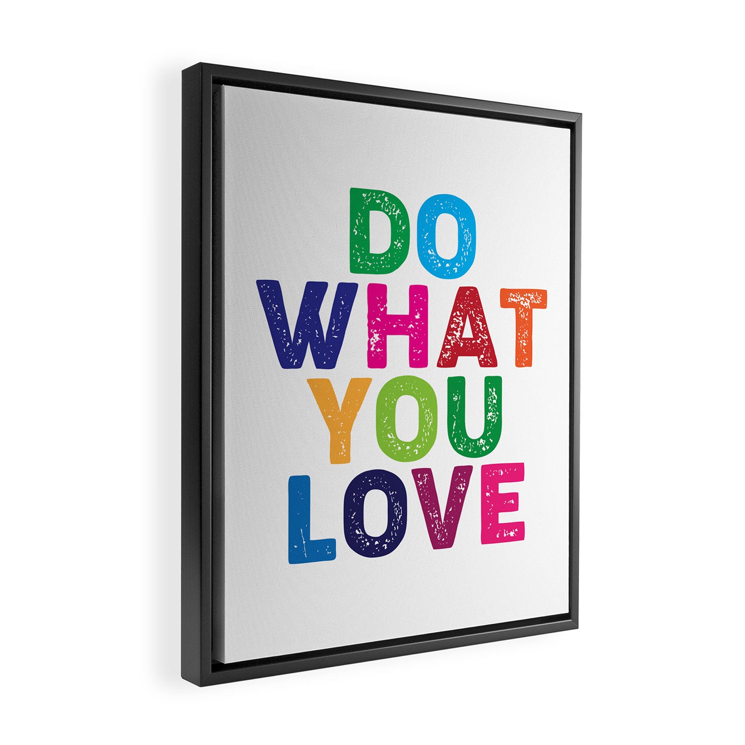 Do What You Love  Framed Canvas Print Gallery Image 2