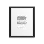 Eat at a local restaurant tonight, Anthony Bourdain Quote Framed Art Print Gallery Image 4