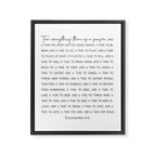 For everything there is a season, Ecclesiastes 3:1-8 Framed Canvas Print Gallery Image 8