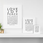Fruits of the Spirit, Galatians 5:22-23 Canvas Print Gallery Image 3