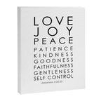 Fruits of the Spirit, Galatians 5:22-23 Canvas Print Gallery Image 8
