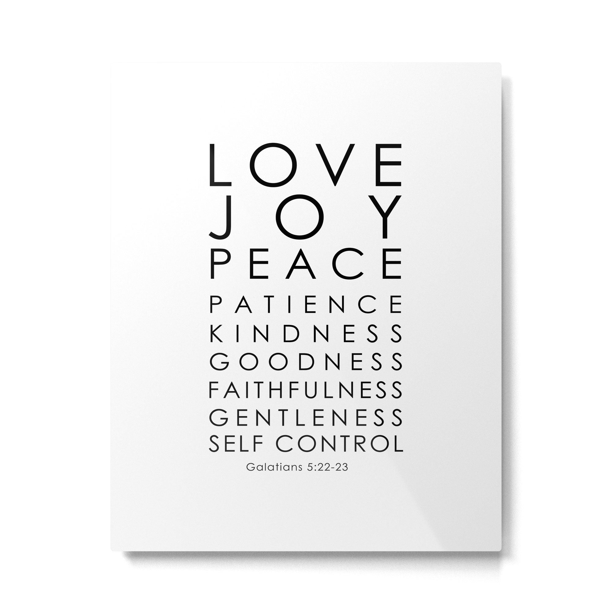 Fruits of the Spirit, Galatians 5:22-23 Metal Print Gallery Image 6