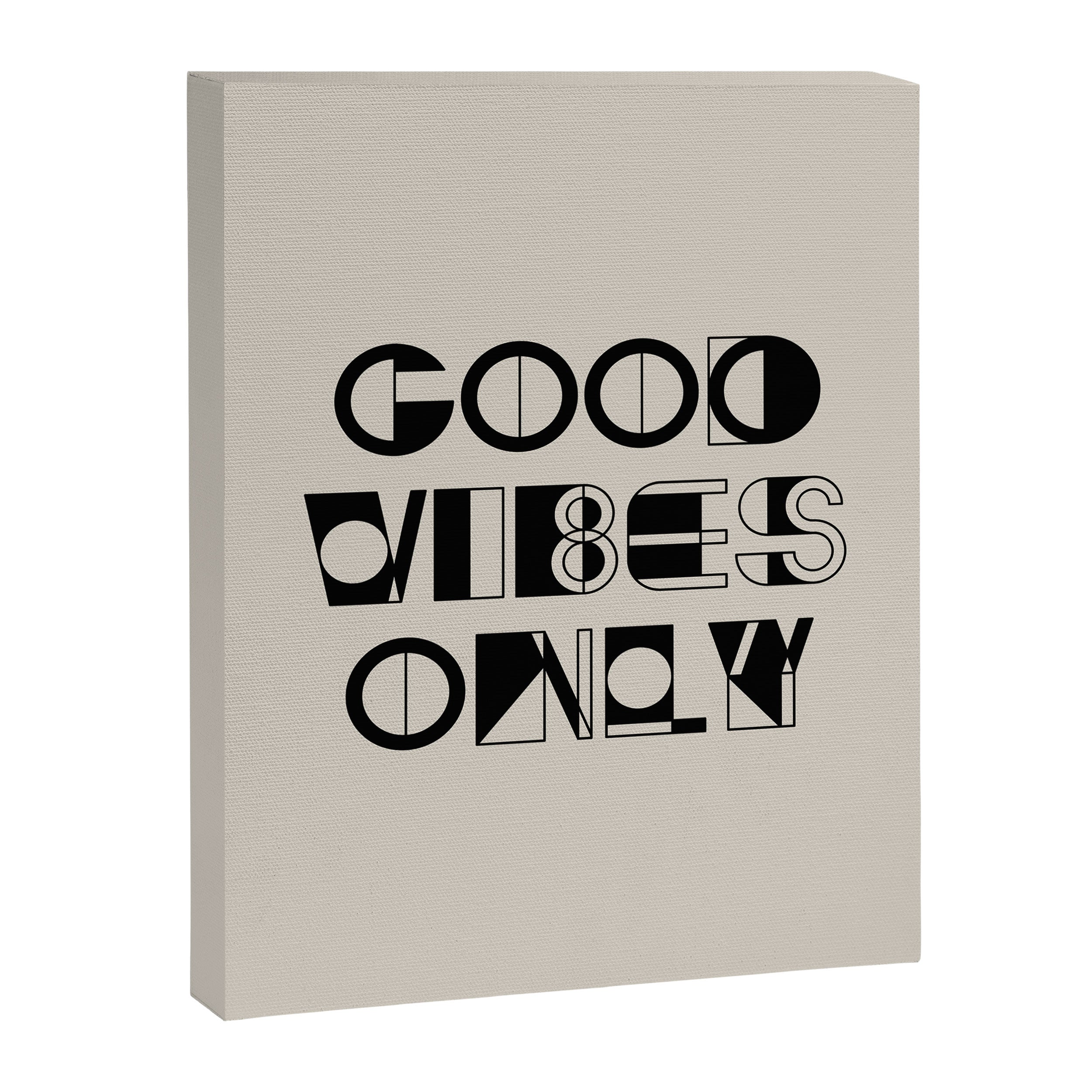 GOOD VIBES ONLY Canvas Print Gallery Image 8
