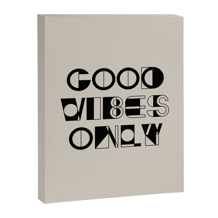 GOOD VIBES ONLY Canvas Print Gallery Image 1