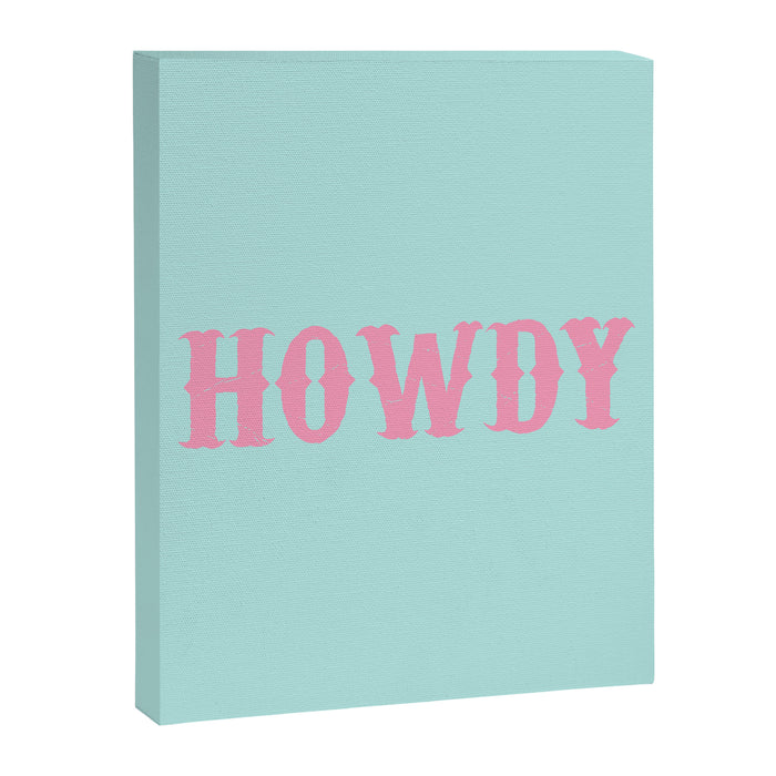 HOWDY Canvas Print Gallery Image 1