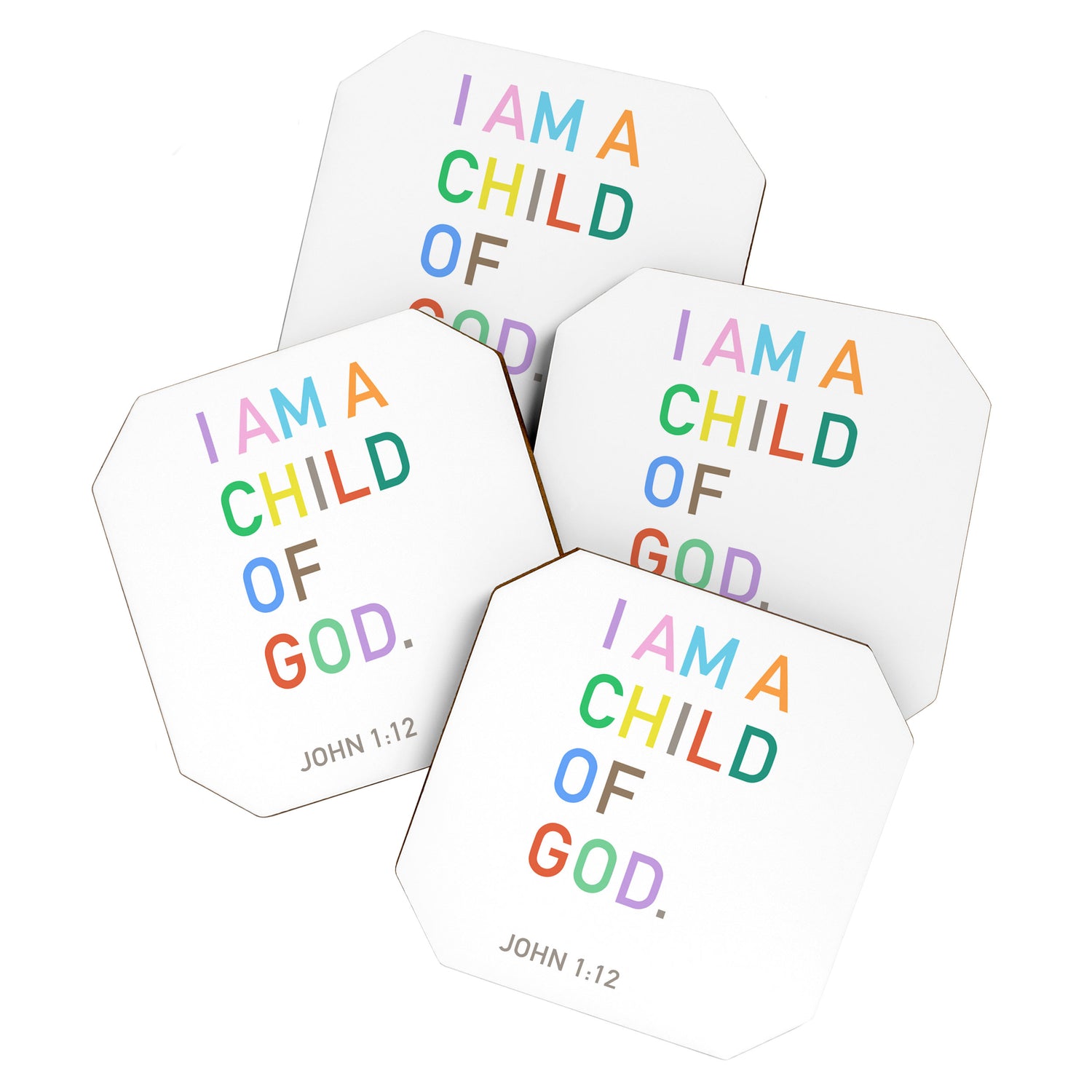 I Am A Child Of God, Bible Verse  Coaster Gallery Image 1
