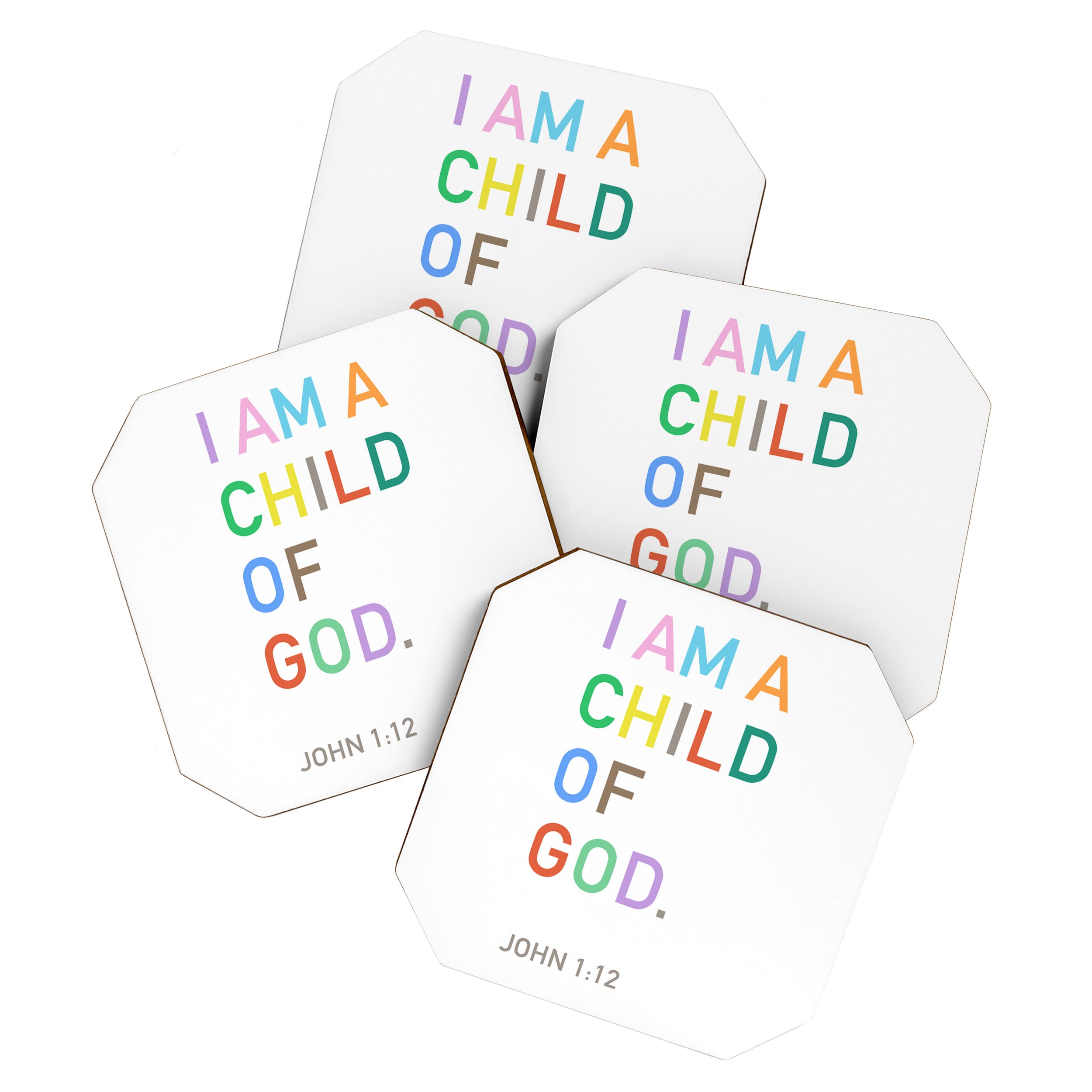 I Am A Child Of God, Bible Verse  Coaster Gallery Image 1