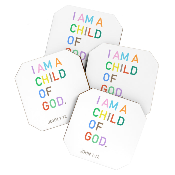 I Am A Child Of God, Bible Verse  Coaster Gallery Image 1