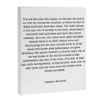 Man In The Arena Theodore Roosevelt Canvas Print Gallery Image 6
