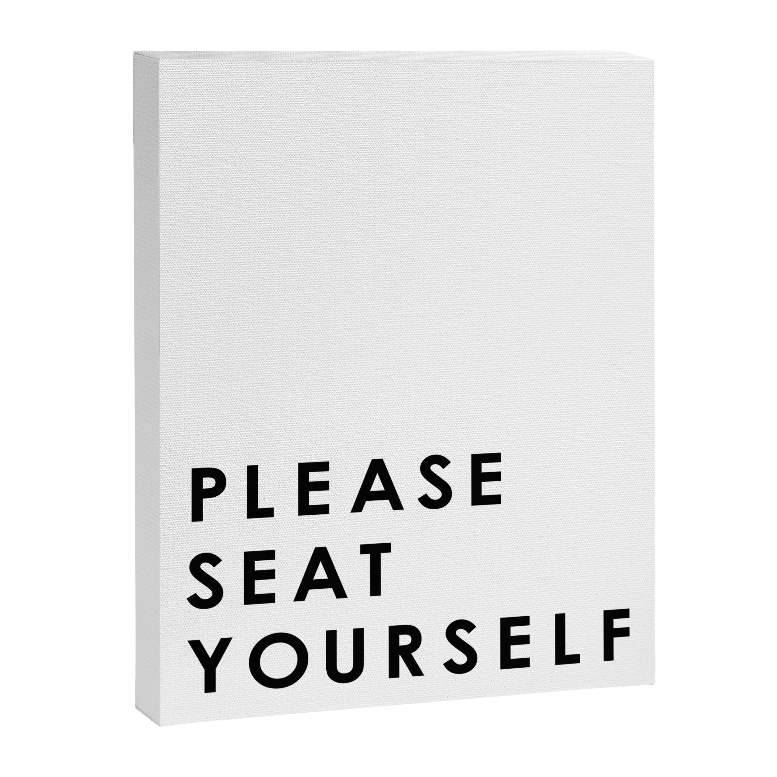 Please Seat Yourself  Canvas Print Gallery Image 8