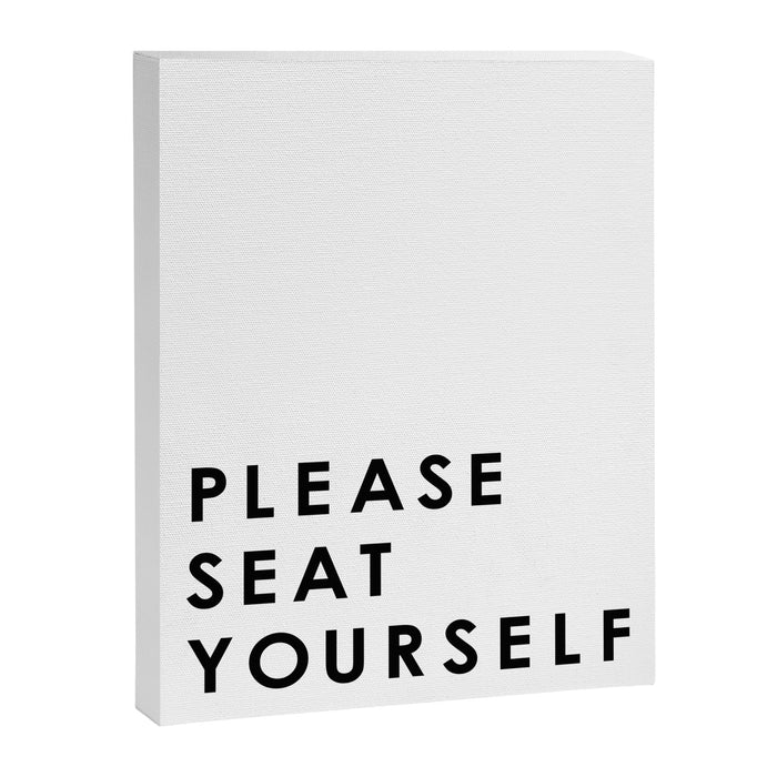 Please Seat Yourself  Canvas Print Gallery Image 1