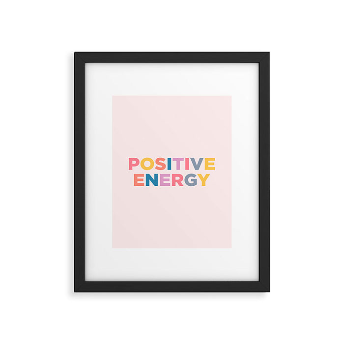 positive energy Framed Art Print Gallery Image 1