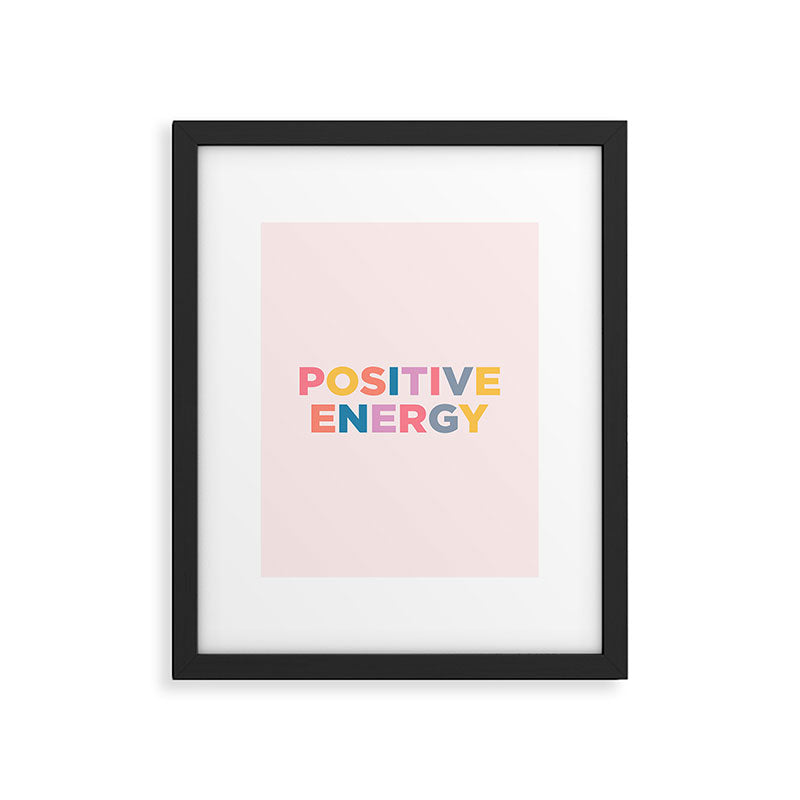 positive energy Framed Art Print Gallery Image 6