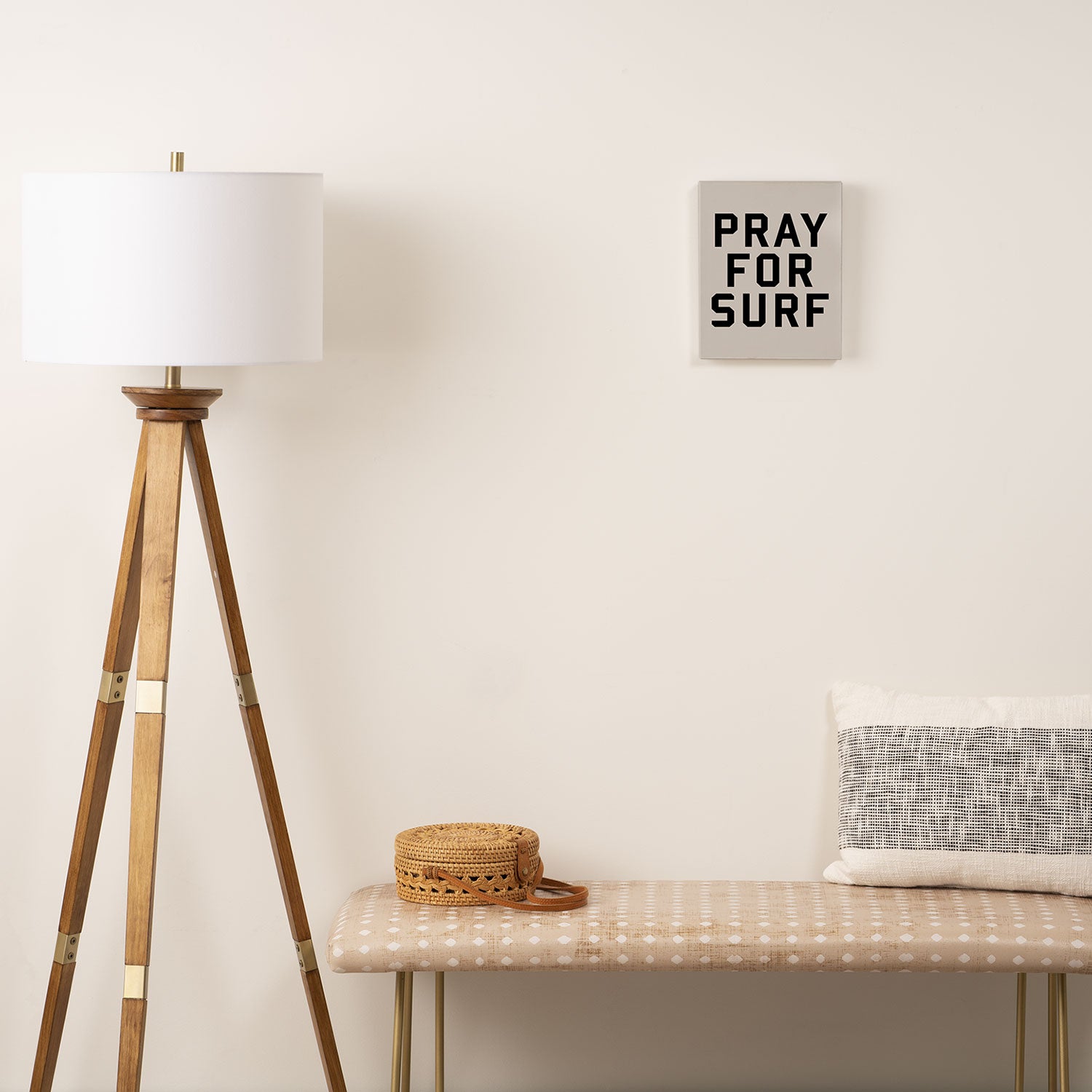 Pray For Surf Canvas Print Gallery Image 2