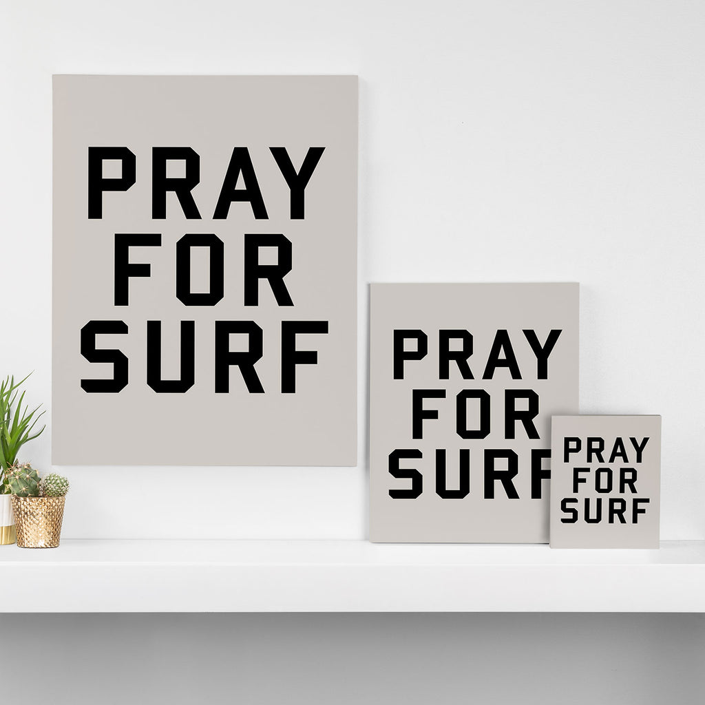 Pray For Surf Canvas Print Gallery Image 3