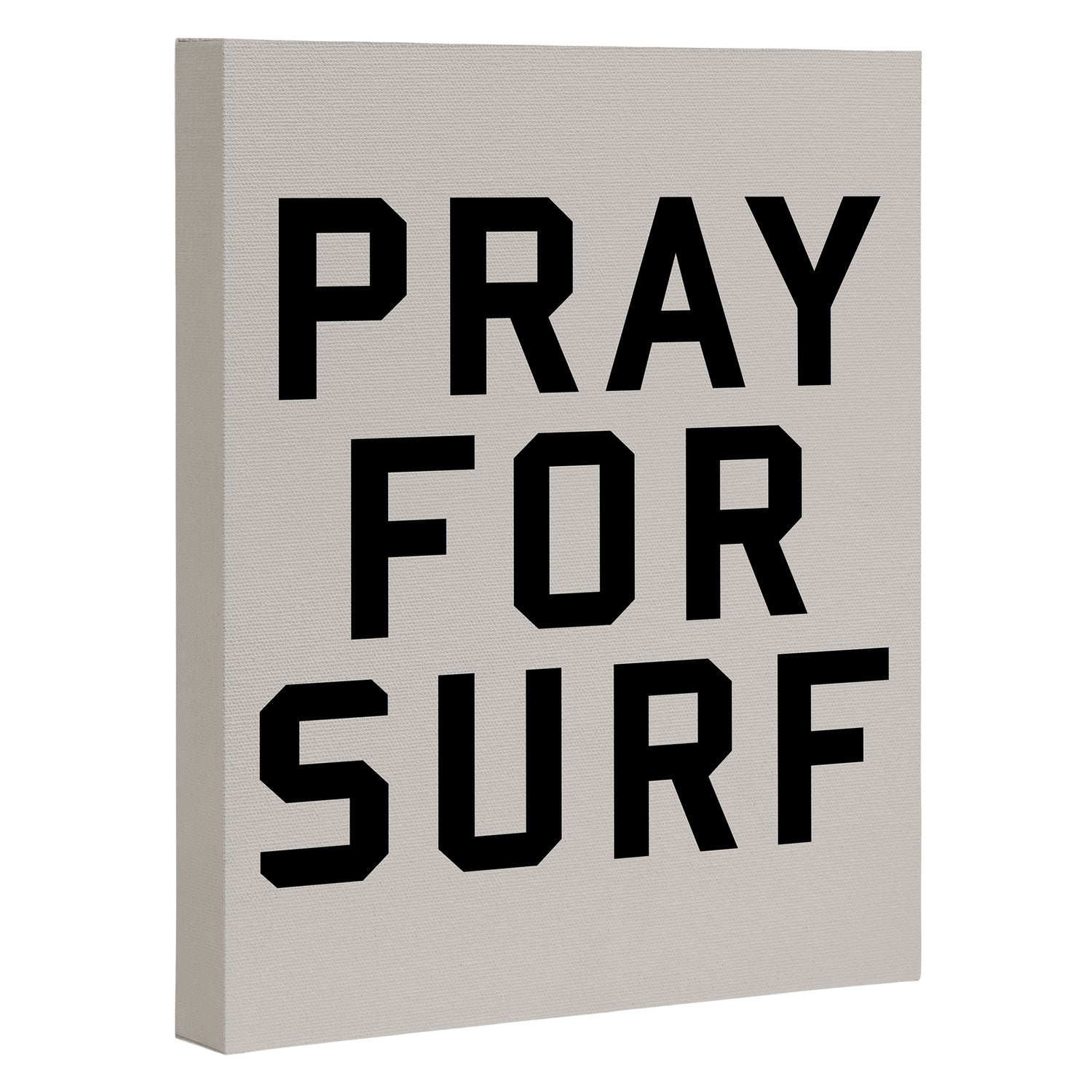 Pray For Surf Canvas Print Gallery Image 3