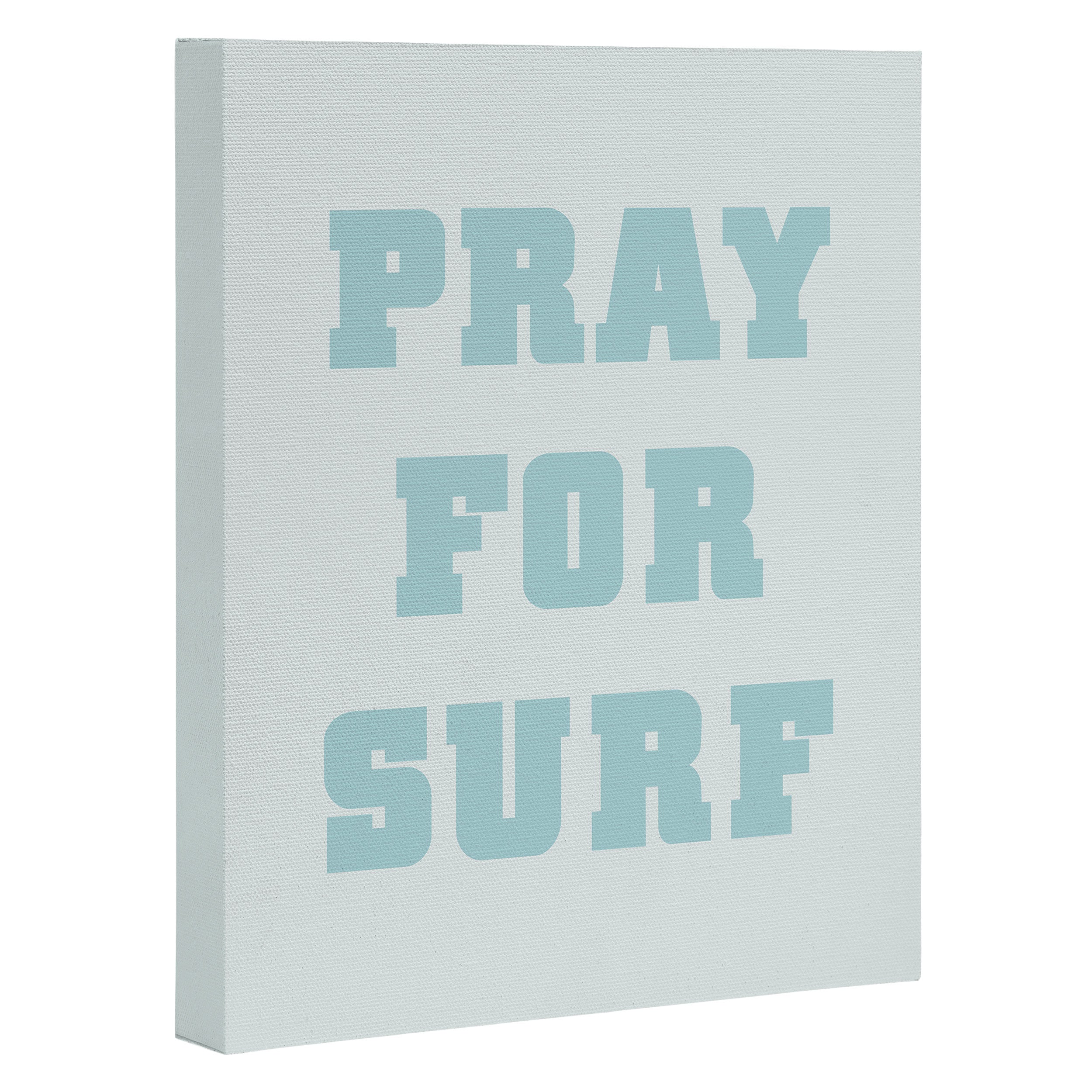 Pray For Surf Canvas Print Gallery Image 3