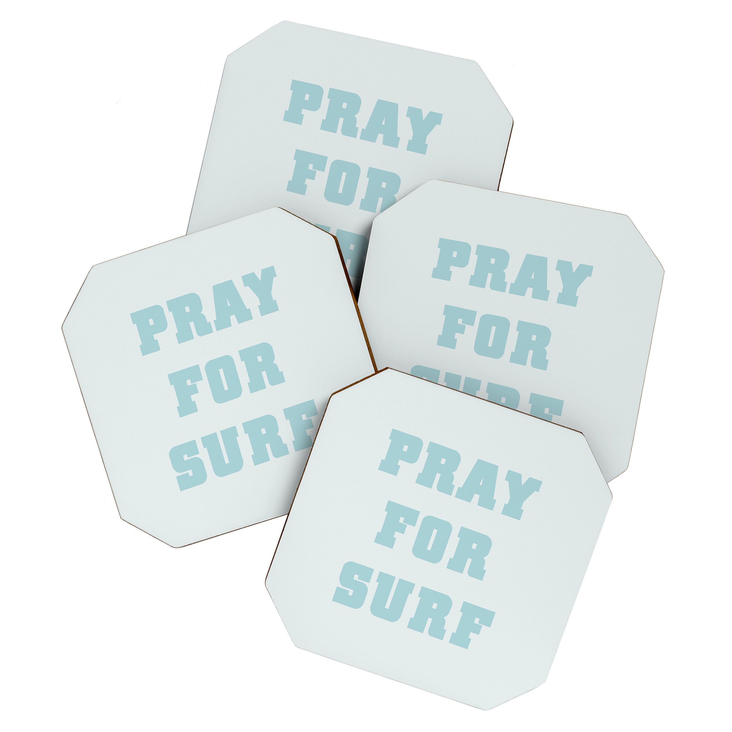 Pray For Surf Coaster Gallery Image 1