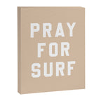 Pray for Surf - sand color Canvas Print Gallery Image 8