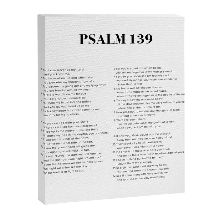 Psalm 139 Canvas Print Gallery Image 1