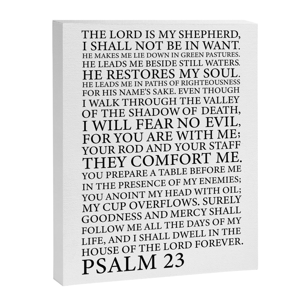 Psalm 23 The Lord Canvas Print Gallery Image 8