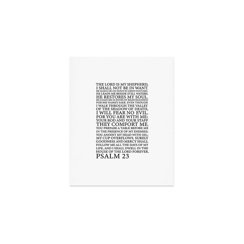 Psalm 23 The Lord Art Print Gallery Image 1