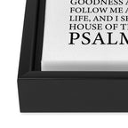 Psalm 23 The Lord Framed Canvas Print Gallery Image 3