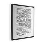 Psalm 23 The Lord Framed Canvas Print Gallery Image 2