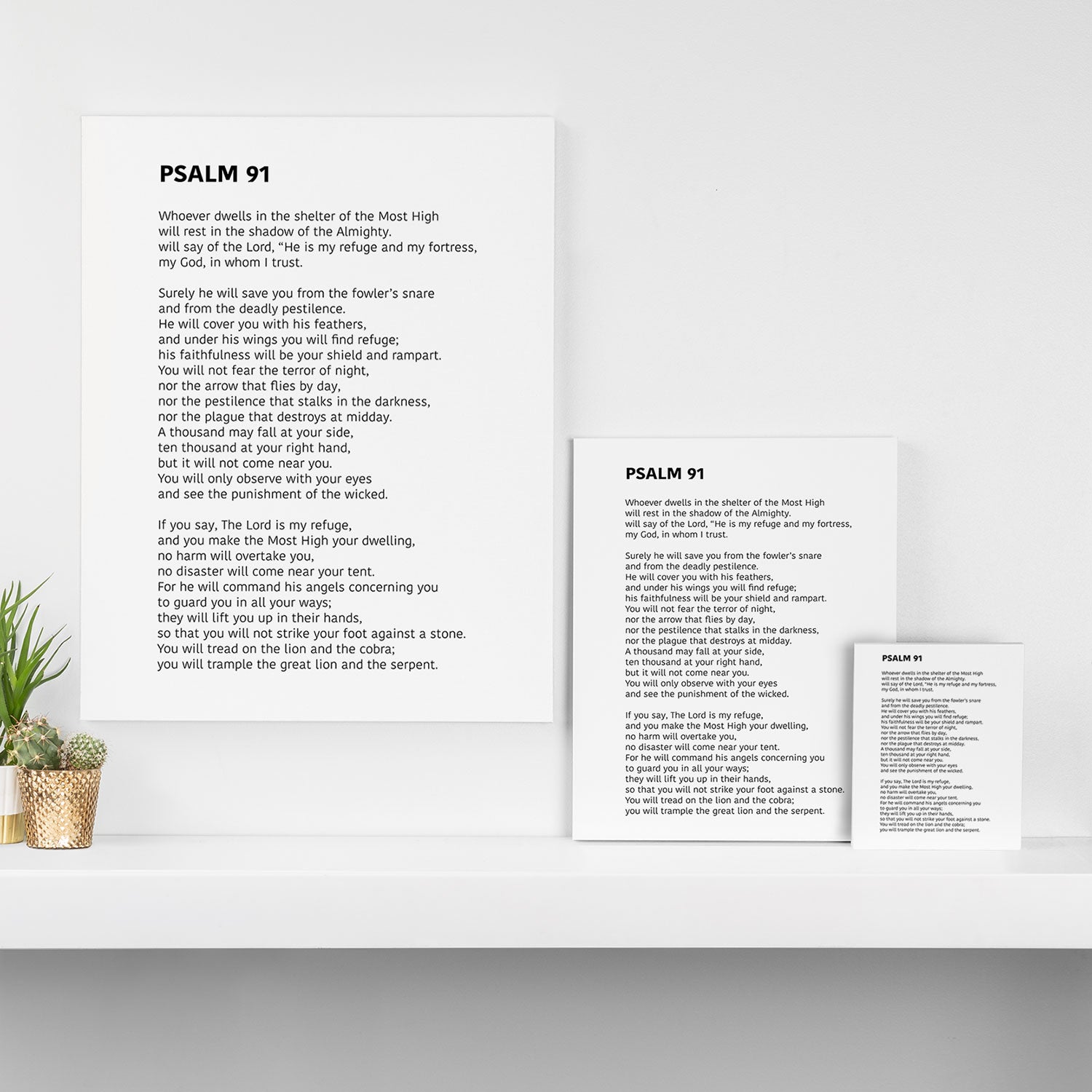 Psalm 91 Canvas Print Gallery Image 3