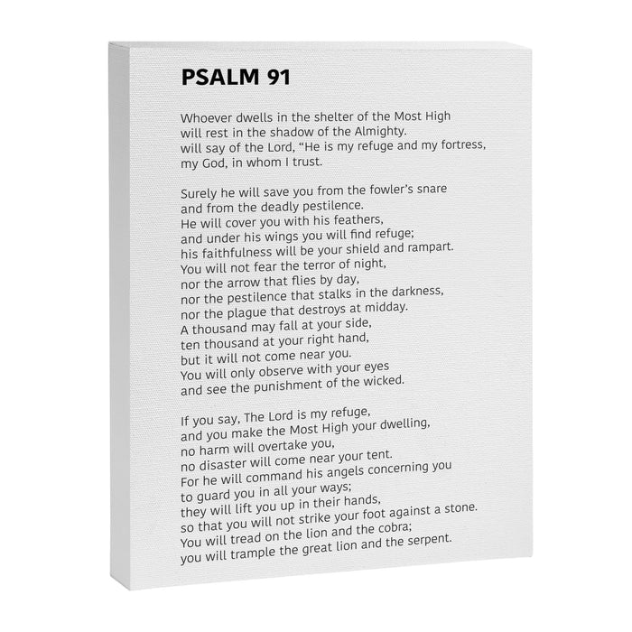 Psalm 91 Canvas Print Gallery Image 1