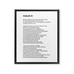 Psalm 91 Framed Canvas Print Gallery Image 3