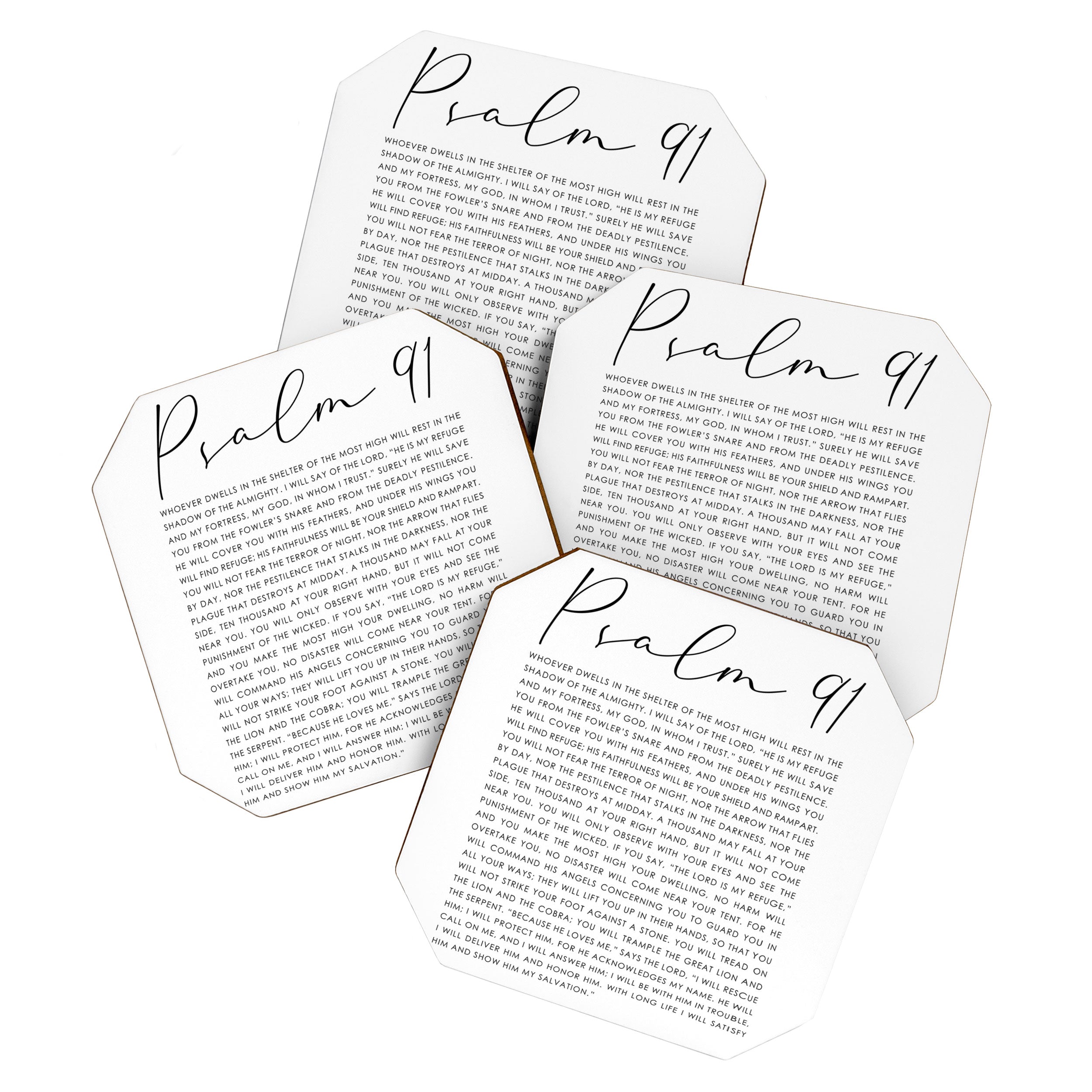 Psalm 91 Whoever dwells in the shelter of the Most High Coaster Gallery Image 1