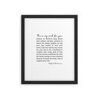 Ralph Waldo Emerson Quote, My Wish For You Framed Art Print Gallery Image 4
