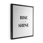 Rise and Shine Framed Canvas Print Gallery Image 2