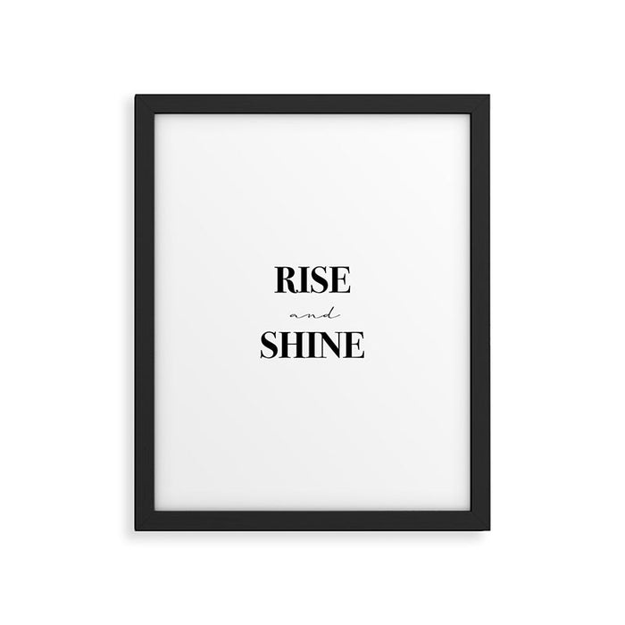 Rise and Shine Framed Art Print Gallery Image 1