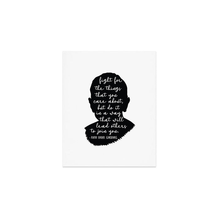 Ruth Bader Ginsburg Quote Art Print Gallery Image 1