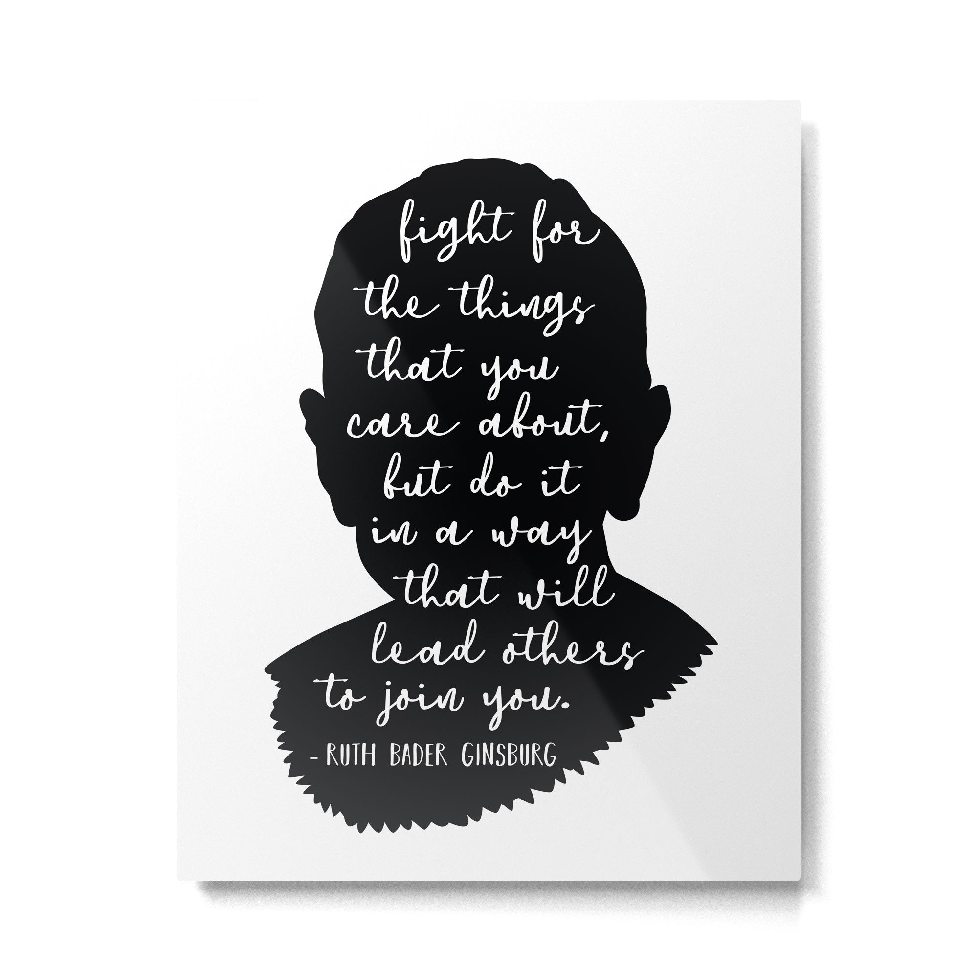 Ruth Bader Ginsburg Quote Metal Print Gallery Image 6