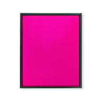 Solid neon pink  Framed Canvas Print Gallery Image 6