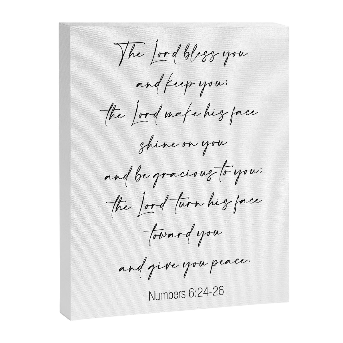 The Lord Bless You  - Numbers 6:24-26 Canvas Print Gallery Image 6