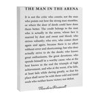 The Man In The Arena Canvas Print Gallery Image 3
