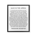 The man in the arena Framed Canvas Print Gallery Image 8
