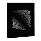 The Man in the Arena - Theodore Roosevelt Canvas Print Gallery Image 8